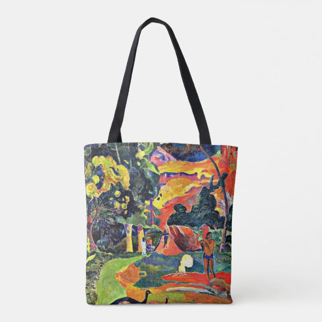 Tote Bag Gauguin - Paysage avec les Peacocks (Dos)