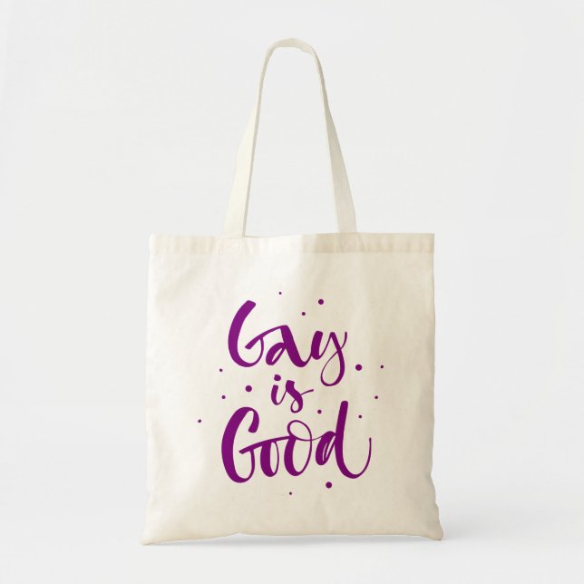Tote Bag Gay est bon (Devant)