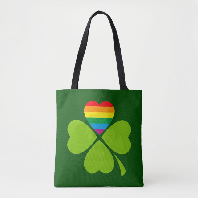 Tote Bag Gay Lucky Clover (Devant)