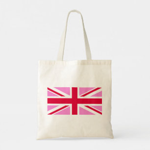 Tote Bag GAY PRIDE britannique (Union Jack rose) (Drapeau b