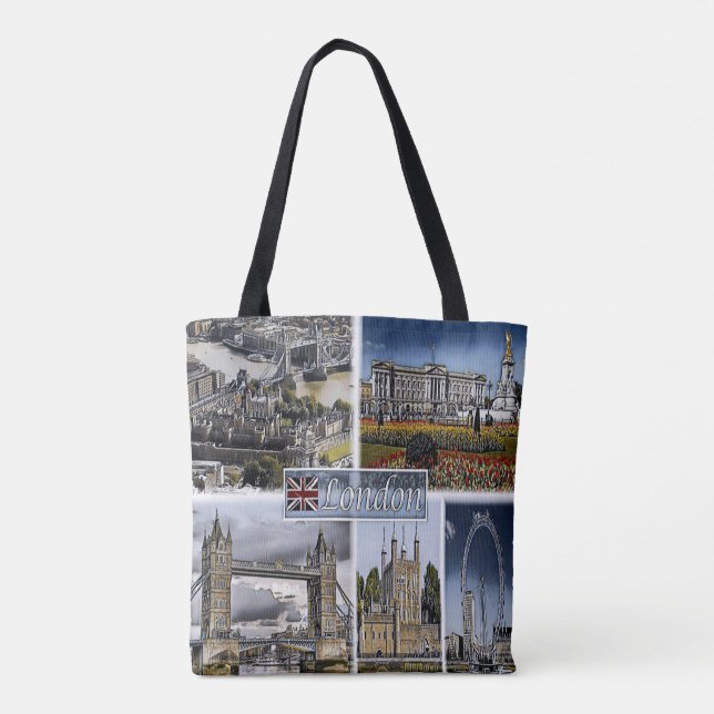 Tote Bag GB ^ Royaume-Uni - Angleterre - Londres (Dos)