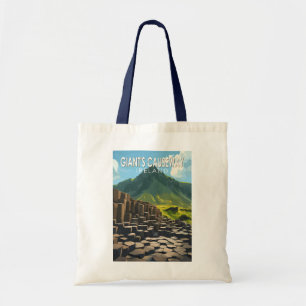 Tote Bag Géant's Causeway Travel Art Vintage