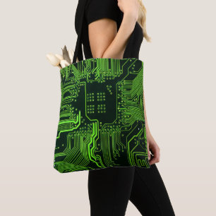 Tote Bag Geek de la carte de circuit électronique Nerd PCB 