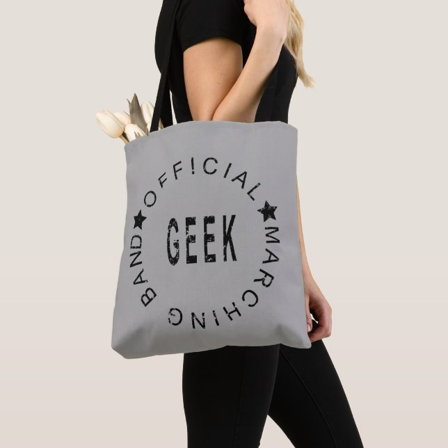 Tote Bag Geek officiel de la bande Marching (De près)