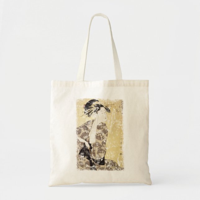 Tote Bag Geisha japonais (Devant)