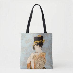 Tote Bag Geisha Japonaise Vintage Artiste de Spectacle en K