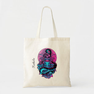 Tote Bag Geisha Tattoo Rose floral