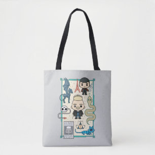 Tote Bag GELLERT GRINDELWALD™ et dessin sur os