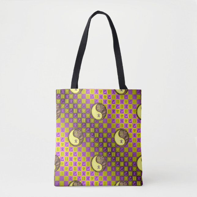 Tote Bag Gémeaux & Sanglier de Terre (Devant)