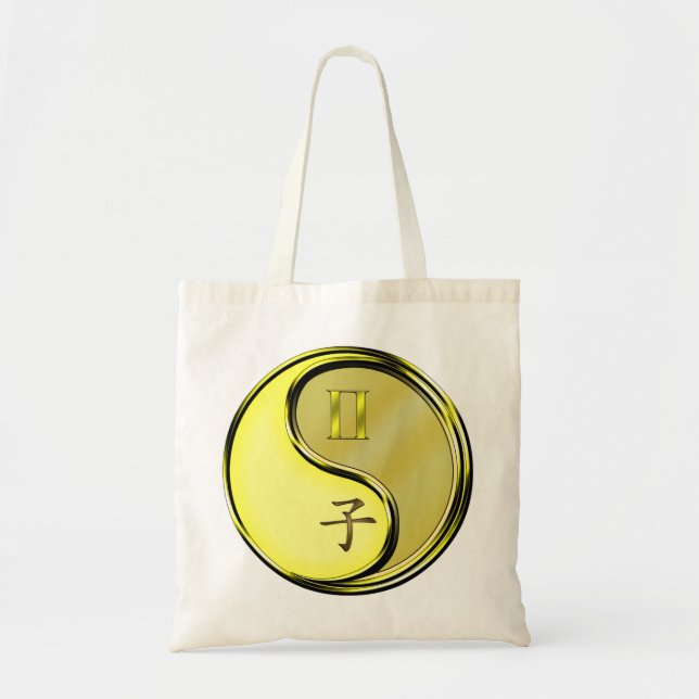 Tote Bag Gemini & Rat Métal (Devant)