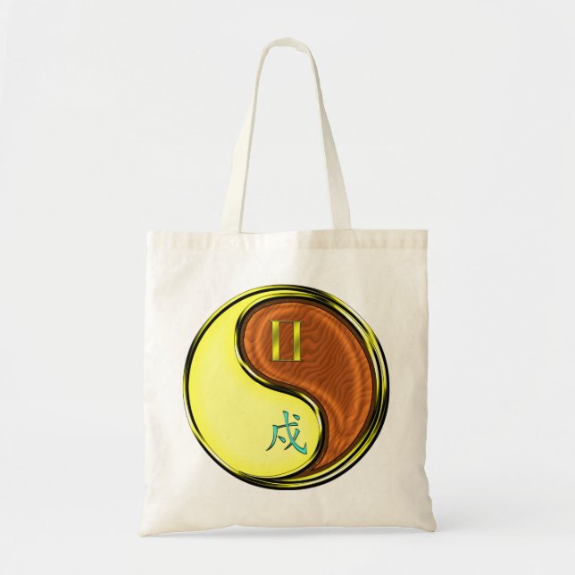 Tote Bag Gemini & Wood Dog (Devant)
