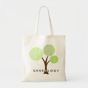 Tote Bag Généalogie Whimsical Patterned Family Tree Don