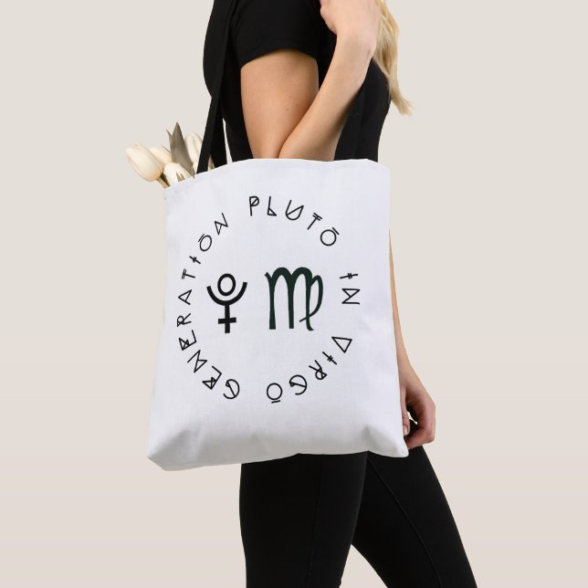 Tote Bag Génération Pluton en Vierge Astrologie Zodiaque (De près)