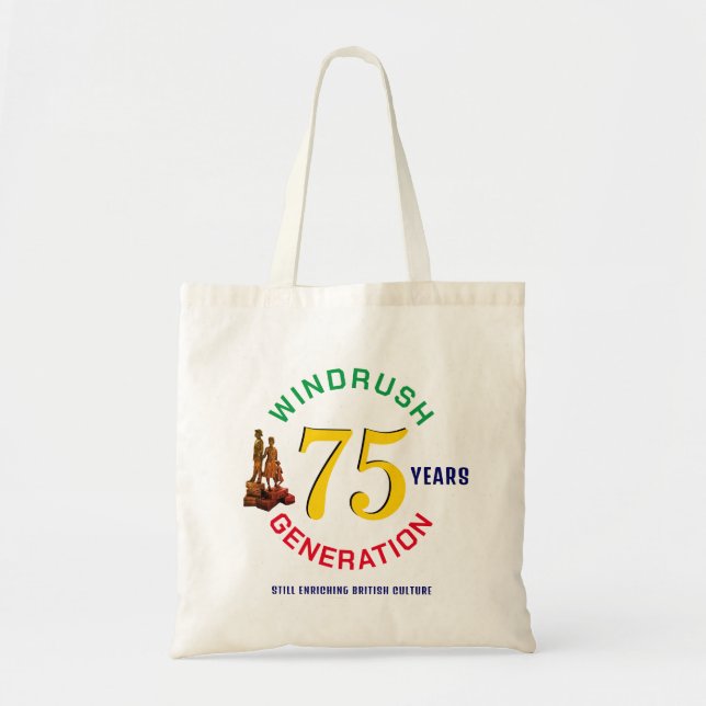 Tote Bag GÉNÉRATION VERRE colorée 75e anniversaire (Devant)