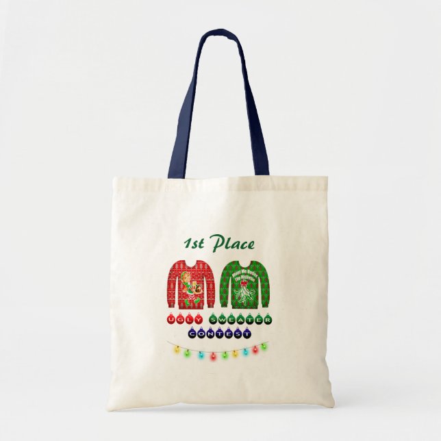 Tote Bag Génial fête de Noël 1ère place Gagnante (Devant)