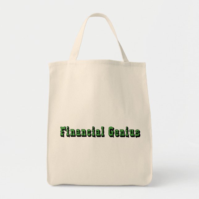Tote Bag Génie financier (Devant)