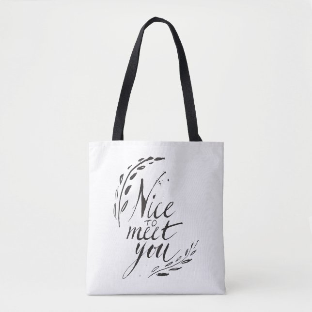 Tote Bag Gentil de vous rencontrer (Devant)