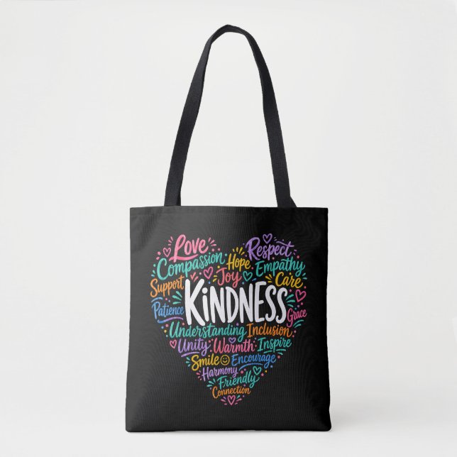 Tote Bag Gentillesse compassion empathie et respect (Devant)