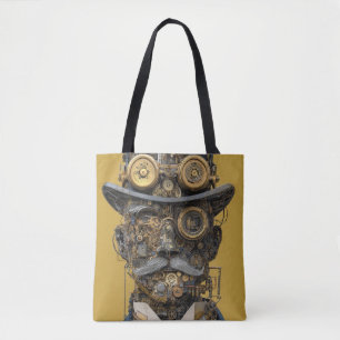 Tote Bag Gentleman Mécanique Steampunk