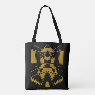 Tote Bag Geo #545 Gold