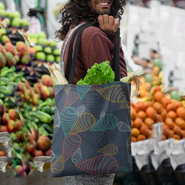 Tote Bag Geo tourbillons (Créateur téléchargé)