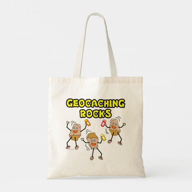 Tote Bag Géocaching Rocks (Dos)