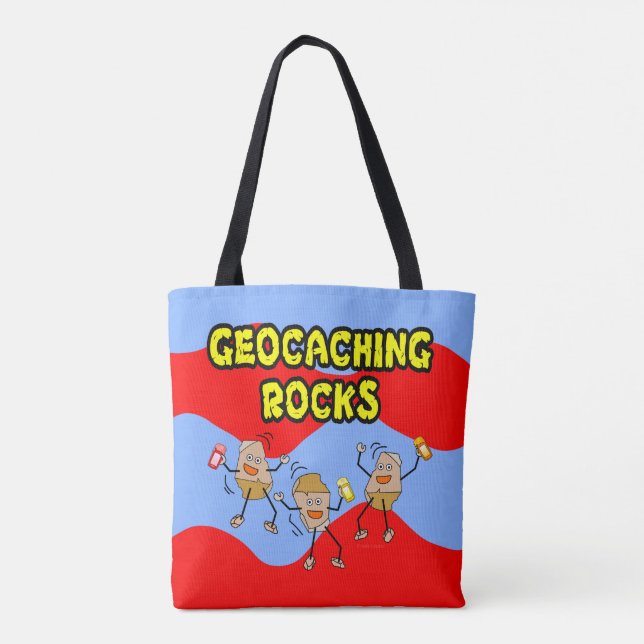 Tote Bag Géocaching Rocks (Dos)