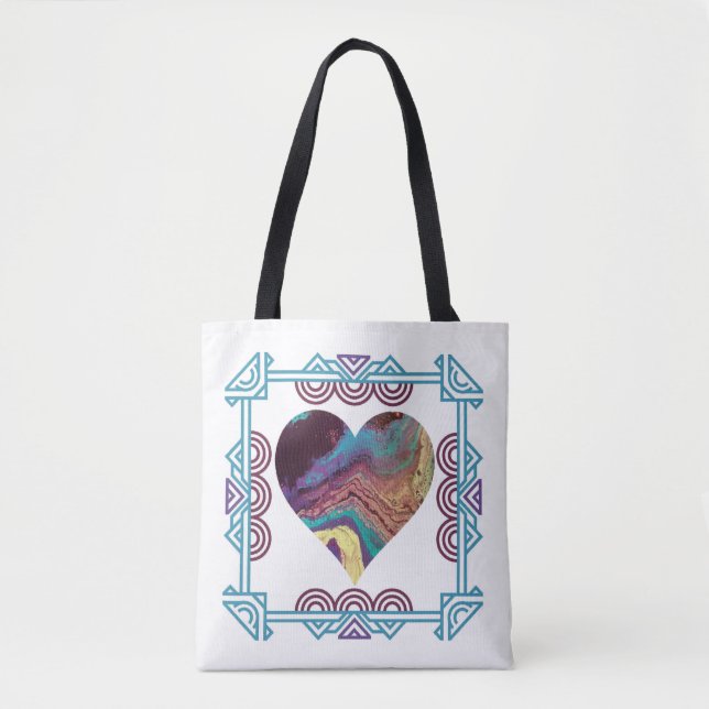 Tote Bag Geode Fourre-tout deux (Devant)