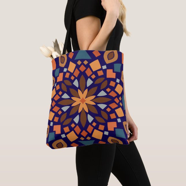 Tote Bag Geometric Harmony (De près)