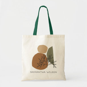 Tote Bag Géométrique, abstrait, minimale, moderne, pastel