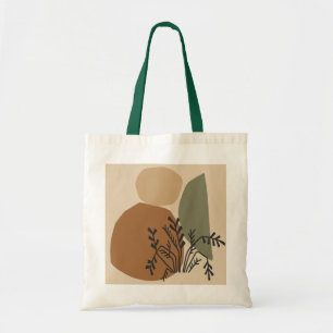 Tote Bag Géométrique, abstraite, minimale, moderne, pastel,
