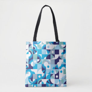 Tote Bag Géométrique Vibrante : Moderne sans couture
