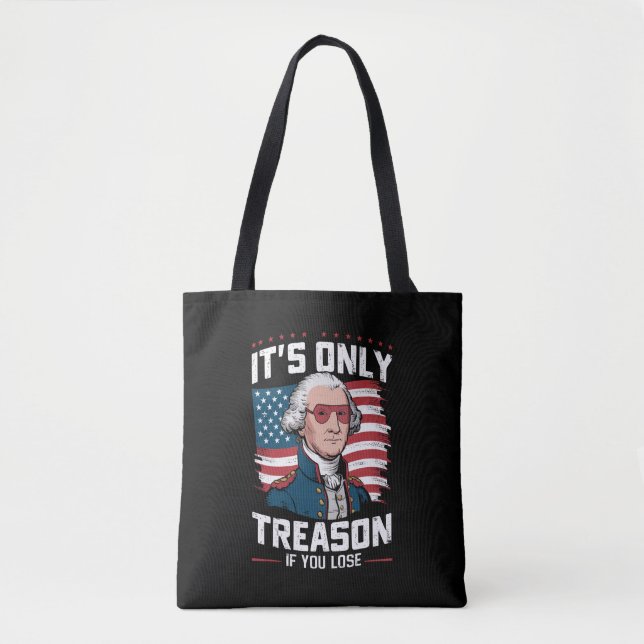 Tote Bag George Washington : c'est seulement de la trahison (Devant)
