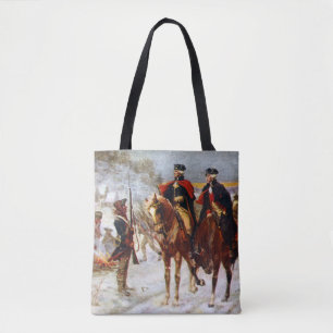 Tote Bag George Washington Lafayette Valley Forge Armée