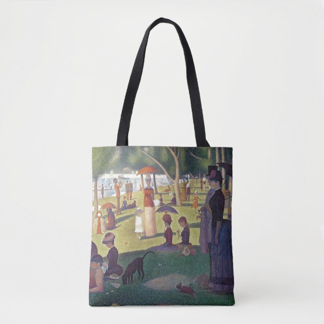 Tote Bag Georges Pierre Seurat | dimanche après-midi sur (Devant)