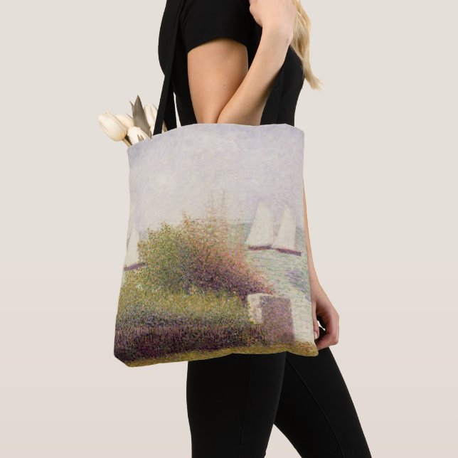 Tote Bag Georges Pierre Seurat | La Rade de Grandcamp (De près)