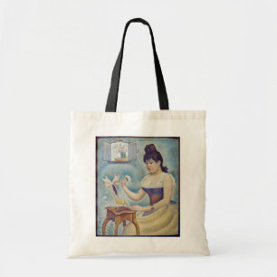 Tote Bag Georges Seurat - Jeune femme se poudrant