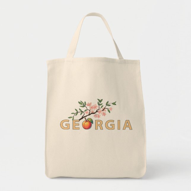Tote Bag Géorgie États-Unis d'Amérique (Devant)