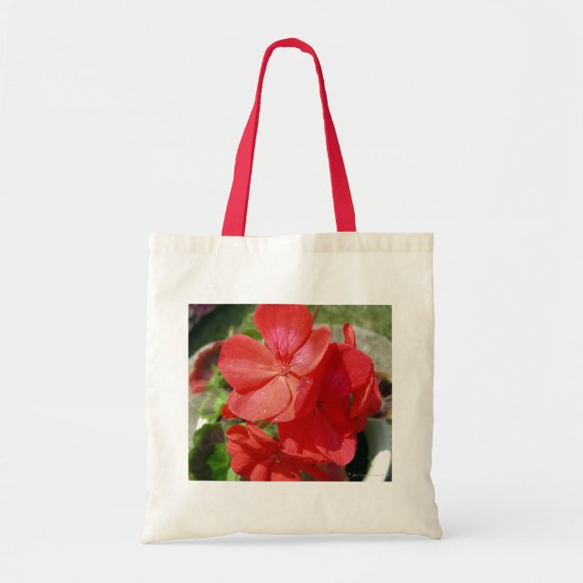 Tote Bag Géranium (Devant)