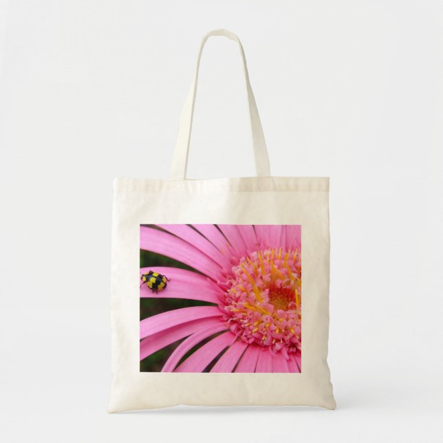 Tote Bag Gerbera avec Ladybug (Devant)