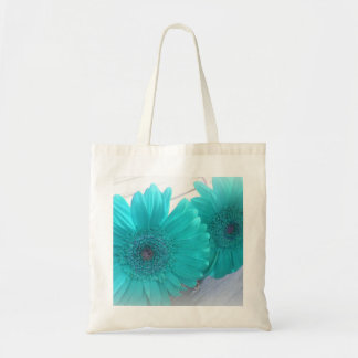 Tote Bag Gerbera Fourre-tout de turquoise