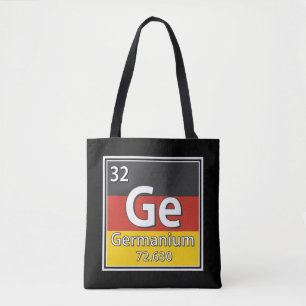 Tote Bag Germanium - Allemagne Drapeau allemand Science