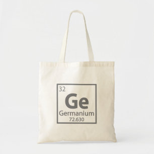 Tote Bag Germanium - Tableau périodique scientifique allem