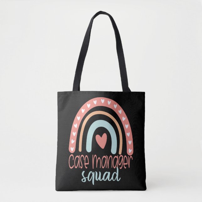 Tote Bag Gestionnaire coque Squad Boho Rainbow (Devant)