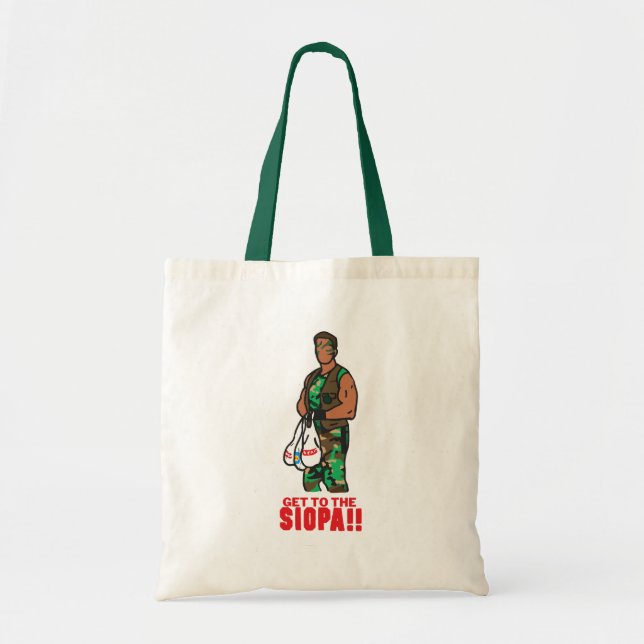Tote Bag Get to the Siopa (Devant)