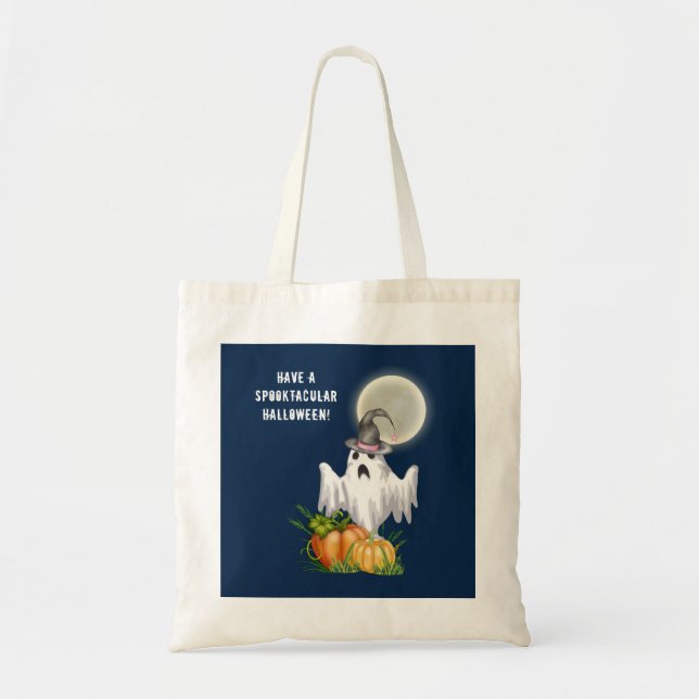 Tote Bag Ghost Trick or Treat | Spooktacular Halloween (Devant)