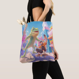 Tote Bag Giant Chameleon - Illustration de la ville