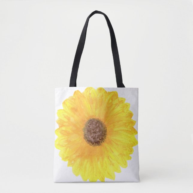 Tote Bag Giant Sunflower Grocery Bag (Devant)