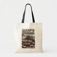 Giant's Causeway Irlande Illustration Travel Art