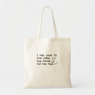 Tote Bag GIF drôle de vétérinaires d'amant de petit somme